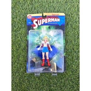 DC Superman Supergirl Fully Poseable Action Figure DC Direct 2003 BRAND NEW*Dmg